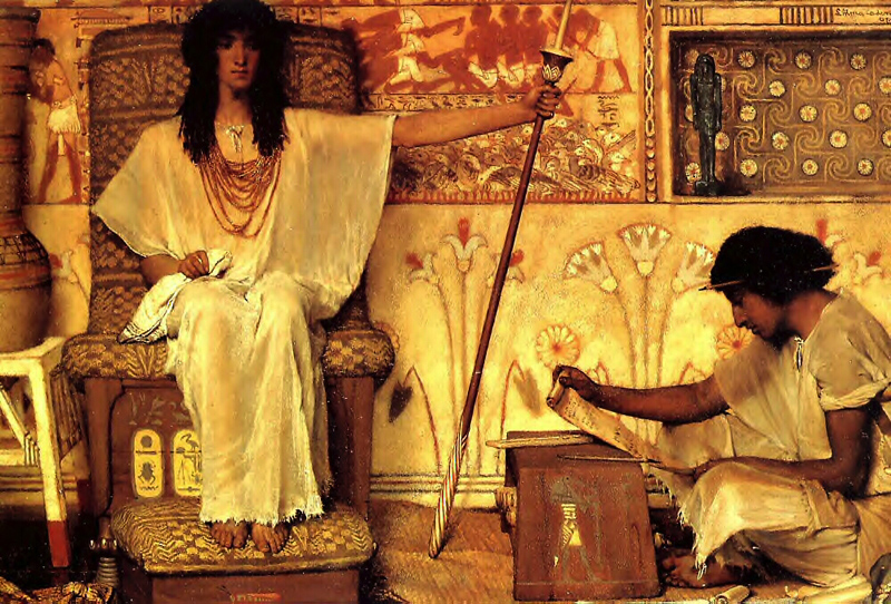 Joseph Overseer of the Pharoahs Granaries, by Sir Lawrence Alma-Tadema, oil on canvas